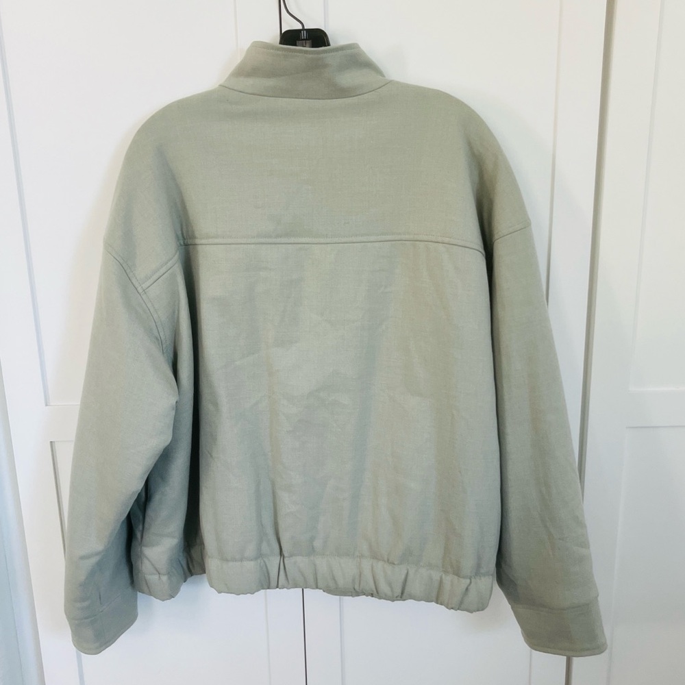 A New Day Women's Jacket Light Green Brushed Padded Jacket Size XXL New - Picture 3 of 3